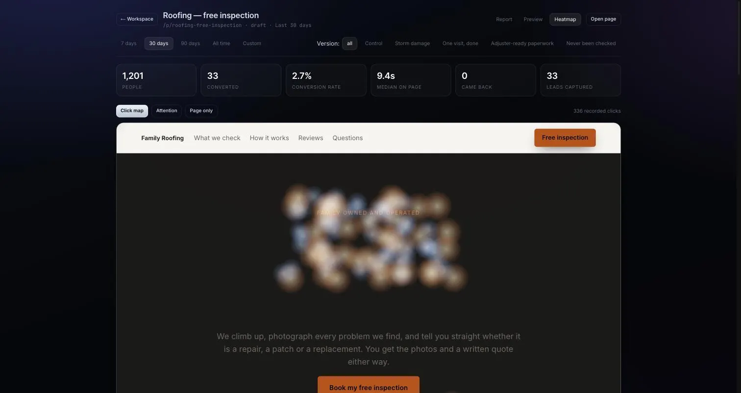 Heatmaps by version